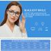 COJWIS 5 Pack Blue Light Filter Reading Glasses for Men & Women - Anti-Tiredness Glare-Free UV Reading Aid (Color-3 2.00X) - Buy Online on GoSupps.com