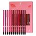 Lip Pencil Collection 12 Long-Lasting Smudge-Proof Colors | Long-Lasting Lip Liner | For Women Girls Teens Wives Friends Family Sisters Birthdays Christmas Parties