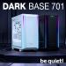 Buy Be quiet! Dark Base 701 Black PC Housing | 3x Silent Wings 4 Fans | ARGB Lighting & Controller | PWM Hub | Inverted Layout Compatible - Buy Online on GoSupps.com