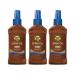 Banana Boat Deep Tanning Oil, Reef Friendly, Pump Sunscreen Spray with Coconut Oil, SPF 0, 8oz., 3 Count (pack of 1)