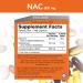 Now Foods NAC 600 mg - 250 Veg Capsules | High-Quality Antioxidant Support - Buy Online on GoSupps.com