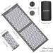 LIXADA Acupressure Set - Acupressure Mat & Pillow with Massage Balls | Neck & Head Pain Relief | Gray & White | International Shipping - Buy Online on GoSupps.com