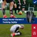 RAYSHARP Youth Soccer Shin Guards - Adjustable Straps, Comfortable & Durable - Black X-Small - Buy Online on GoSupps.com