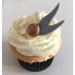 Set of 6 Harry Potter Inspired Sugar Cake Toppers: Wizard Hat Lightening Bolt Scar Quidditch Golden Snitch Owl Bat & Broomstick - Buy Online on GoSupps.com