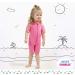 Juicy Bumbles Baby Swimsuit - Short Sleeve One Piece Toddler Swimming Costume (3-4 Years) Starfish Pattern - Buy Online on GoSupps.com