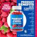 Magnesium Citrate 600mg Gummies (120 Count) - Maximum Strength Supports Calm Bone Heart & Nerve Health - Gluten-Free Non-GMO Vegetarian Great Tasting Raspberry Flavor - 60 Servings - Buy Online on GoSupps.com
