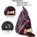 32L Oversized Sling Bag Backpack with Shoe Pocket - Lightweight Gym Backpack in Deep Pink | SEEU - Buy Online on GoSupps.com