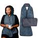 Reversible Adult Bib Scarf - Dignified Alternative to Adult Bibs | Washable and Reusable Clothing Protectors Hurston