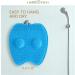 Love Lori Plantar Fasciitis Relief Feet Scrubber - Foot Massager for Shower with Plantar Fasciitis Ball - Non-Slip, Suction Cups - Blue - Buy Online on GoSupps.com