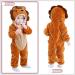 COOKY.D Unisex Winter Animal Hooded Baby Romper - 12-18 Months (Brown) - Buy Online on GoSupps.com