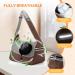 Flovippet Sling for Dogs & Cats - Breathable Dog Carrier Bag for Small Dogs up to 5kg | Soft & Free-Handed Outdoor Travel Bag (Brown) - Buy Online on GoSupps.com