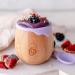 Organic Bamboo Toddler Sippy Cup - 150ml Silicone Drip Rim for Teeth Protection - Eco-Friendly Transition Cup (Lilac) - Buy Online on GoSupps.com