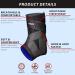 Ankle Brace for Women & Men | Maximum Support for Sprained Ankles & Recovery | Compression Stabilizer for Running Basketball Volleyball (Medium - Buy Online on GoSupps.com