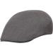 Sterkowski Ivy Five Cap - Natural Linen Flat Cap for Men - Lightweight 5 Panels - Grey 6 7/8 - Buy Online on GoSupps.com