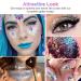 TEOYALL Holographic White Face Glitter - Long Lasting Chunky Sequins for Body Face & Hair Makeup - International Shipping Available - Buy Online on GoSupps.com