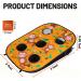 Himal Collapsible Portable Cornhole Game Set with 10 Bean Bags - Double Games | Tic Tac Toe & Bounce Bean Bag Toss Game | 5 Holes Cornhole Board (3 x 2-Feet) - Buy Online on GoSupps.com