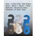 NACETURE Aluminum Alloy Rope Tensioner (20 Pack) - Camping Tent Guyline Cord Adjusters for Hiking, Backpacking, and Ultralight Tent Stakes - Black - Buy Online on GoSupps.com