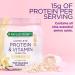 Nature's Bounty Optimal Solutions Vanilla Protein Powder with Vitamin C - Power Boost for Wellness - Buy Online on GoSupps.com