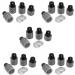 250Sets Capsules de Caf Rechargeables Tasse Capsules de Caf Jetables Emballage Fournitures de Caf pour Noir