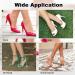 20 Pairs Clear Heel Protectors for Grass - 4 Sizes (XS-L) - Ideal for Outdoor Events and Weddings - Buy Online on GoSupps.com
