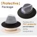 Lisianthus Wide Brim Belt Buckle Fedora Hat Set - 2 Pack for Women & Men | Medium Size - Buy Online on GoSupps.com