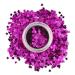 Cosmetic Glitter Stars for use on the face - Purple