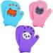 Cooraby 3 Pairs Toddler Stretch Mittens Winter Warm Knitted Magic Mittens Gloves Color E 1-3 Years