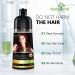 Herbishh Magic Hair Dye Shampoo for Gray Hair - 500ml Long Lasting 3-in-1 Ammonia-Free Hair Color (Burgundy) - Buy Online on GoSupps.com