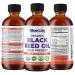 Blue Lily Organics Organic Black Seed Oil 8 oz - USDA Certified, Cold Pressed from Nigella Sativa - Omega 3 6 9 Super Antioxidant for Immune Support, Digestion, Hair & Skin - Vegan, Non-GMO - Buy Online on GoSupps.com
