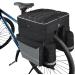 Pucuwu 3-in-1 Bike Bag | 68L Waterproof Rear Seat Carrier Trunk Bag | Reflective Trim | Multifunction Saddle Bags with Rain Cover - Black - Buy Online on GoSupps.com