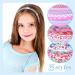 Yoosit 20 Pieces Candy Colors Floral Printed Elastic Plastic Headbands for Girls Thin Cloth Covered Hair Bands for Kids Pink Fabric Lined Hairbands Birthday Party Headwears for Little Girls - Buy Online on GoSupps.com