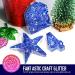 Teenitor Holographic Blue Chunky Glitter Mix + Primer for Face, Hair, Nail, Eye - 100g - Perfect for Makeup, Raves, Festivals, Resin, Tumblers - Cosmetic & Nail Art - Buy Online on GoSupps.com