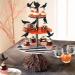 24Pcs Black Crow Cupcake Toppers Glitter Raven Halloween Cupcake Picks for Horror Crow Halloween Theme Birthday Party Cake Decorations Supplies - Buy Online on GoSupps.com