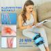 KKOOMI Knee Brace Support Ice Pack - Pain Relief, Injuries, Swelling, Arthritis, Meniscus Tear - Cold Compress Therapy for Knee Replacement Surgery - Reusable Gel Wrap for Men and Women - Buy Online on GoSupps.com