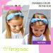 FROG SAC Color Changing Blue Knot Headband for Girls | Butterfly Headbands for Kids | Cute Satin Flower Hair Band | Daisy Headband Hair Accessory - Buy Online on GoSupps.com