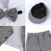Mint Green Baby Boys Herringbone Tweed Suit Set 4pcs | Dark Gray Wedding Outfit 1-4 Years - Buy Online on GoSupps.com