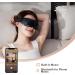 Heated Eye Massager for Migraines | Eye Care Mask with Heat & Music - Relax & Soothe (Black - Buy Online on GoSupps.com