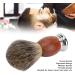 Professional Portable Shaving Brush for Men - Ergonomic Wooden Handle Soft Hair Elegant Design | Ideal for Home & Salon Use - Buy Online on GoSupps.com