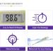 MABIS 9-Second Waterproof Digital Thermometer | Flexible Tip for Fast Readings | Oral, Rectal, Underarm | Babies, Children, Adults | Green - Buy Online on GoSupps.com