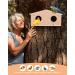 PetNanny Parakeet Nesting Box with Bamboo Bird's Nest & Coconut Shreds - Birdhouse Kit for Breeding & Playtime | Ideal for Parrots, Swallows, and Small Birds - Buy Online on GoSupps.com