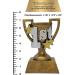 Gold Cup Trophy - 1st Place 3D Award with Engraved Plate Option - Buy Online on GoSupps.com