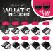 OVLUX 12-Piece Professional Hair Clipper Guard Set - Premium Metal Attachment Combs for Barber Clippers - Left & Right Ear Combs Included - Buy Online on GoSupps.com