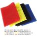 African Exfoliating Net Sponge Set - 8 Pieces | Extra Long Washcloth & Body Scrubber | Skin Smoother | Blue, Dark, Yellow, Red - Buy Online on GoSupps.com