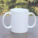 Dual Handle Mug (Double Grip Mug) to Aid Tremors  MICROWAVE SAFE  11.83 US Fl. Oz. (350 Ml)  BPA-FREE - WHITE Color - Buy Online on GoSupps.com