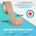 Self-Adhering Finger Paving Tape - 8 Rolls (2.5cm x 4.5m) | Waterproof Dust & Dirt Resistant Elastic Tape in Skin Color for International Shipping - Buy Online on GoSupps.com