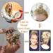 80g Large Hair Tie Extensions for Messy Bun Updos - Voluminous Real Hair Look in Ash Blonde - Buy Online on GoSupps.com