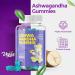  SANUVIA Ashwagandha Gummies 2400 mg Pack of 120 | High-Dose 30:1 Ashwagandha Root Extract | Supports Stress Sleep & Mood | Vegan Gelatin-Free Raspberry Flavor - Buy Online on GoSupps.com