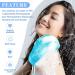 4 Pcs Honeycomb Exfoliating Scrubber Set - Bath Mitt, Facial Sponges, Body Scrubber, Face Exfoliator - Blue & Purple - Buy Online on GoSupps.com