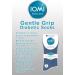 IOMI - 6 Pack Mens Loose Wide Top No Elastic Non Binding Cotton Diabetic Socks 7-12 Blue - Buy Online on GoSupps.com