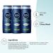 NIVEA MEN Maximum Hydration Body Wash 3 Pack - Aloe Vera for Dry Skin - 16.9 Fl Oz Bottles - Buy Online on GoSupps.com